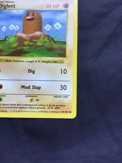 Pokemon Cards: Base Set 1st Edition Common: Diglett 47/102 - Image 4