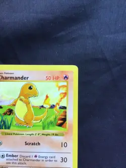 Pokemon Cards: Base Set 1st Edition Common: Charmander 46/102 - Image 3