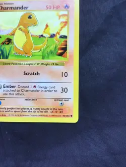 Pokemon Cards: Base Set 1st Edition Common: Charmander 46/102 - Image 4