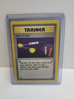 Pokemon Card - Item Finder - Base Set 74/102 Rare Regular Unlimited - Image 1