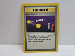Pokemon Card - Item Finder - Base Set 74/102 Rare Regular Unlimited - Image 2