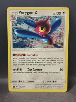 Pokemon TCG Porygon-Z Burning Shadows 105a/147 Cosmos Holo Alternate Promo Card - Image 1