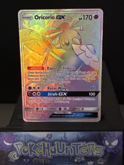 Pokemon Card Oricorio GX 255/236 Secret Rare Cosmic Eclipse Near Mint - Image 1