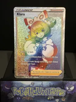 Pokemon Card Klara 217/198 Chilling Reign Rainbow Secret Rare Near Mint - Image 1