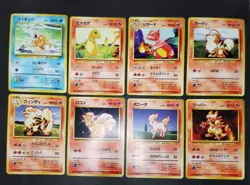 Pokemon Card Base Set LOT 60 Old Back Non holo Japanese Pikachu Diglett etc... - Image 5