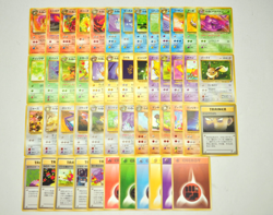 Pokemon card TCG Old Back Team Rocket LOT 50 Japanese Psyduck Squirtle etc... - Image 1