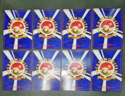 Pokemon Card Base Set Old Back LOT 58 Non holo Japanese Pikachu Bulbasaur etc... - Image 4