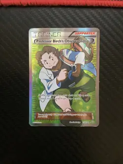 Professor Birch's Observations - 159/160 - Pokemon Primal Clash Rare Card MP - Image 1