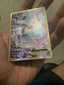 Pokemon TCG Mewtwo EX Full Art Holo Card 103/108 Evolutions MP - Image 4