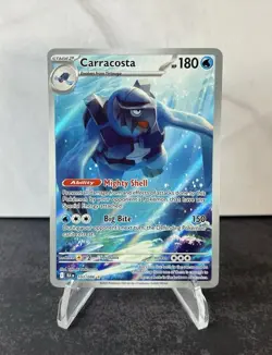 Carracosta 107/086 Pokemon SV Black Bolt Illustration Rare Card NM Condition - Image 1
