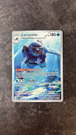 Carracosta 107/086 Pokemon SV Black Bolt Illustration Rare Card NM Condition - Image 3