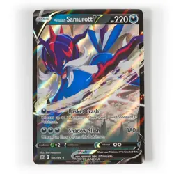 Pokemon - Hisuian Samurott V - 101/189 - SWSH Astral Radiance - Half Art Card - Image 1