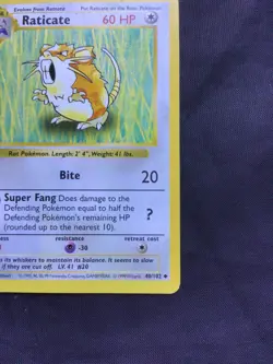 Pokemon Cards: Base Set 1st Edition Uncommon: Porygon 39/102 - Image 4