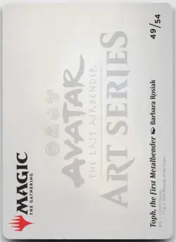 Toph, the First Metalbender Art Card (Gold-Stamped Signature) S Art Series: Avat - Image 2