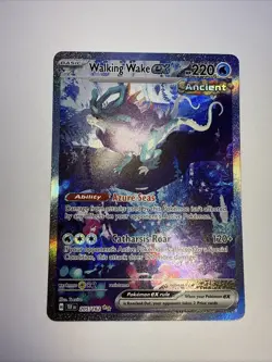 Pokemon TCG Walking Wake EX Scarlet & Violet Temporal Forces Mint Card 205/162 - Image 1