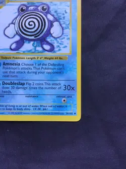 Pokemon Cards: Base Set 1st Edition Uncommon: Poliwhirl 38/102 - Image 4