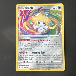 Jirachi 119/185 Amazing Rare SWSH04: Vivid Voltage Pokemon Card - Image 1