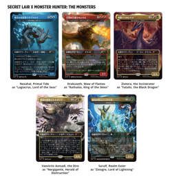 🔥 MTG Secret Lair PRESALE Monster Hunter: All 4 Drops 🔥 JAPANESE VERSION - Image 3