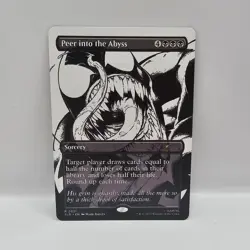 Peer into the Abyss NM #2021 Regular (Inks) MTG Secret Lair - Image 1