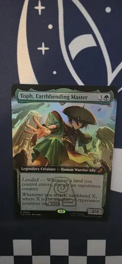 Toph, Earthbending Master, Foil, NM,209,Extended Art, Avatar, MTG - Image 5