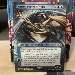 Narset, Parter of Veils (Borderless) Commander: Bloomburrow Regular NM #0076 - Image 1