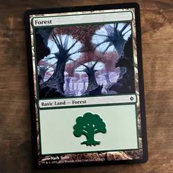 Forest 175 - New Phyrexia - Magic The Gathering MTG - Land - Near Mint - Image 1