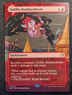 Goblin Bombardment - Wilds of Eldraine (MTG) - Image 1