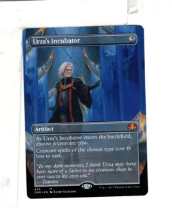 MTG SkeenAB Urza's Incubator BORDERLESS from Dominaria Remastered. NM. - Image 1