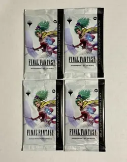 4x FINAL FANTASY - MTG - Collector Booster SAMPLE PACK Sealed FF FIN Lot Magic - Image 1