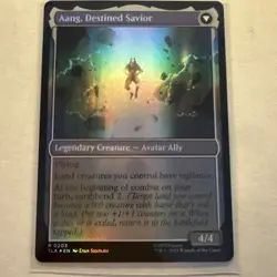 MTG Avatar: The Last Airbender Aang, at the Crossroads NM Foil Destined Savior - Image 2
