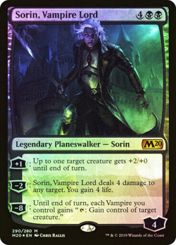 mtg m20 magic 2020 sorin vampire lord FOIL ENGLISH sorin seigneur vampire - Image 1