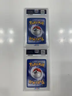 2000 Pokemon Gym Heroes Hitmonchan Holo PSA 8 & Brocks Rhydon Holo PSA 9 - Image 2