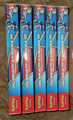 Pokemon Greninja ex & Kingdra ex Special Collection - New & Sealed. 5 X LOT - Image 3