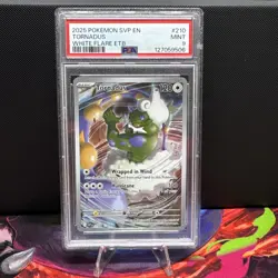 2025 POKEMON SVP EN-SV BLACK STAR PROMO #210 TORNADUS PSA 9 - Image 1