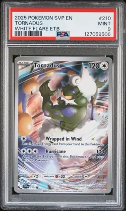 2025 POKEMON SVP EN-SV BLACK STAR PROMO #210 TORNADUS PSA 9 - Image 2