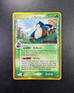 Snorlax Reverse Holo Rare EX Dragon Frontiers 2006 Pokemon STAMPED TCG 10/101 - Image 1