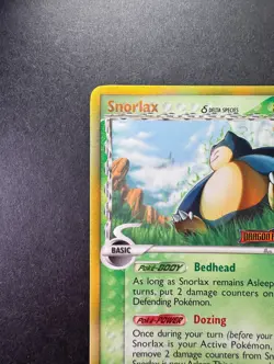 Snorlax Reverse Holo Rare EX Dragon Frontiers 2006 Pokemon STAMPED TCG 10/101 - Image 2