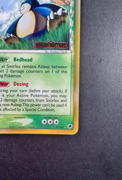 Snorlax Reverse Holo Rare EX Dragon Frontiers 2006 Pokemon STAMPED TCG 10/101 - Image 5