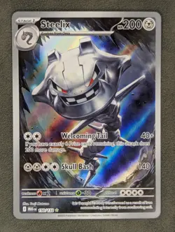 Steelix 150/132 Pokemon TCG Illustration Rare ME01: Mega Evolution Near Mint - Image 3