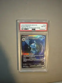 2023 Pokemon Mew en Blastoise EX Ultra Rare Scarlet & Violet PSA 9 - Image 1