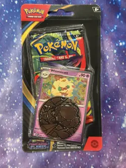 Pokemon Phantasmal Flames Blister-Whimsicott/Cottonee Promo Sealed Booster Pack - Image 1