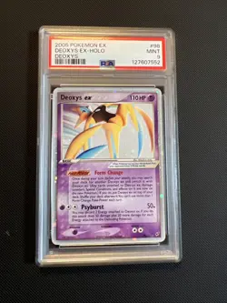2005 POKEMON EX DEOXYS #98 DEOXYS EX-HOLO PSA 9 - Image 1