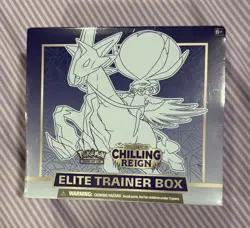 Pokemon TCG Chilling Reign Ice Rider Calyrex ETB Elite Trainer Box New Sealed - Image 1
