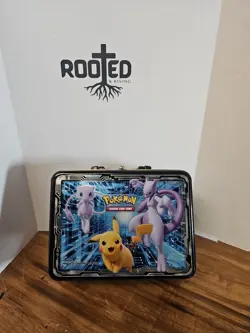 Pokemon TCG Collector Chest Tin Fall 2019 Charizard Mewtwo Lunchbox EMPTY - Image 1