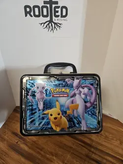 Pokemon TCG Collector Chest Tin Fall 2019 Charizard Mewtwo Lunchbox EMPTY - Image 2