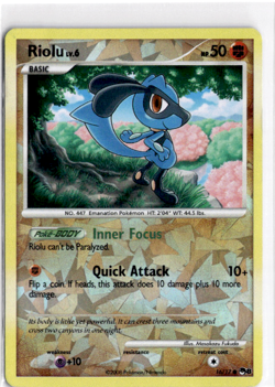 Riolu [Holo] #16 Pokemon POP Series 8 Cracked Ice - Image 1