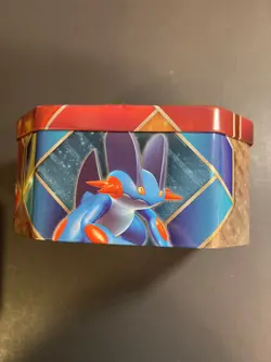 Blaziken EX Hoenn Power Tin Pokemon Storage Tin Metal Box EMPTY Swampert RARE - Image 4