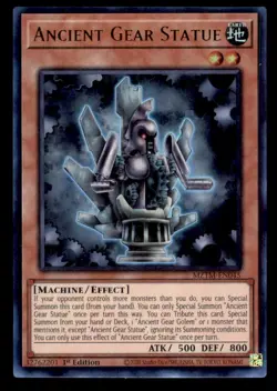 Yugioh Ancient Gear Statue Ultra Rare MZTM-EN045 Maze of the Master 1st Ed NM - Image 1