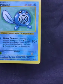 Pokemon Cards: Base Set 1st Edition Common: Poliwag 59/102 - Image 4