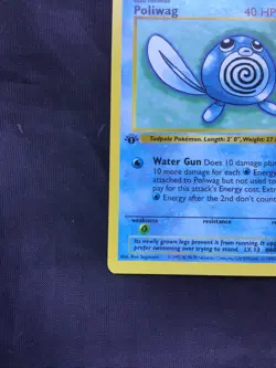 Pokemon Cards: Base Set 1st Edition Common: Poliwag 59/102 - Image 5
